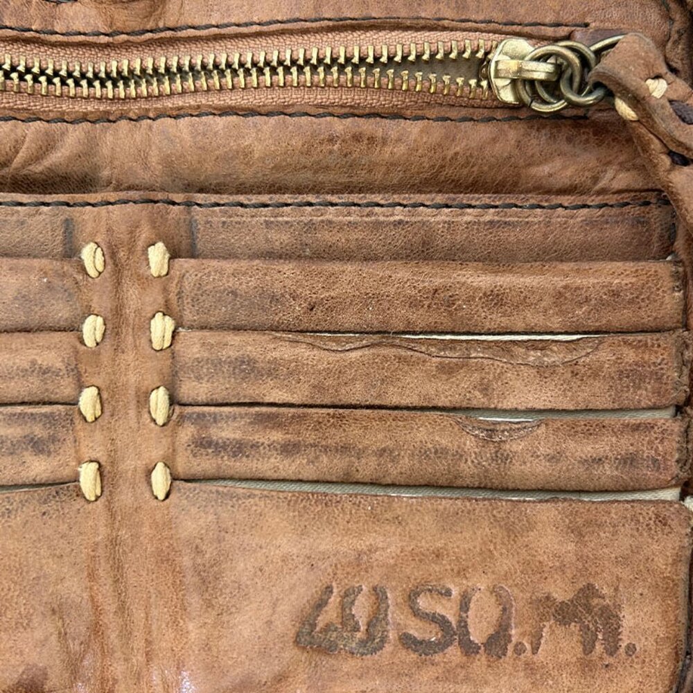 Brown Leather Wallet by 49 Square Miles - Picture 5 of 11
